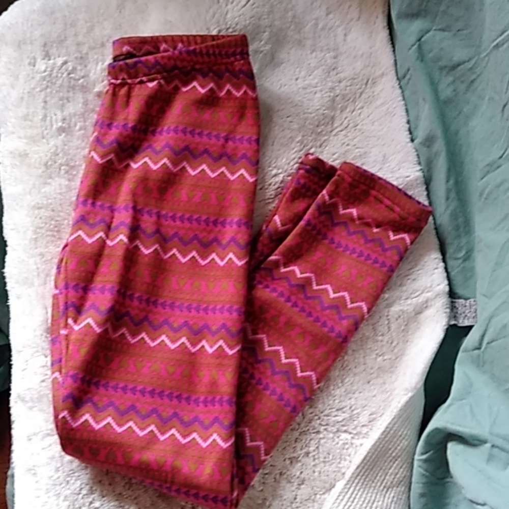 Girls XL/Women's XS fleece lned leggings